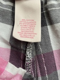 Victoria&rsquo;s Secret 2 Piece Pajama Set Womens Classic Cotton Pink Plaid Size M