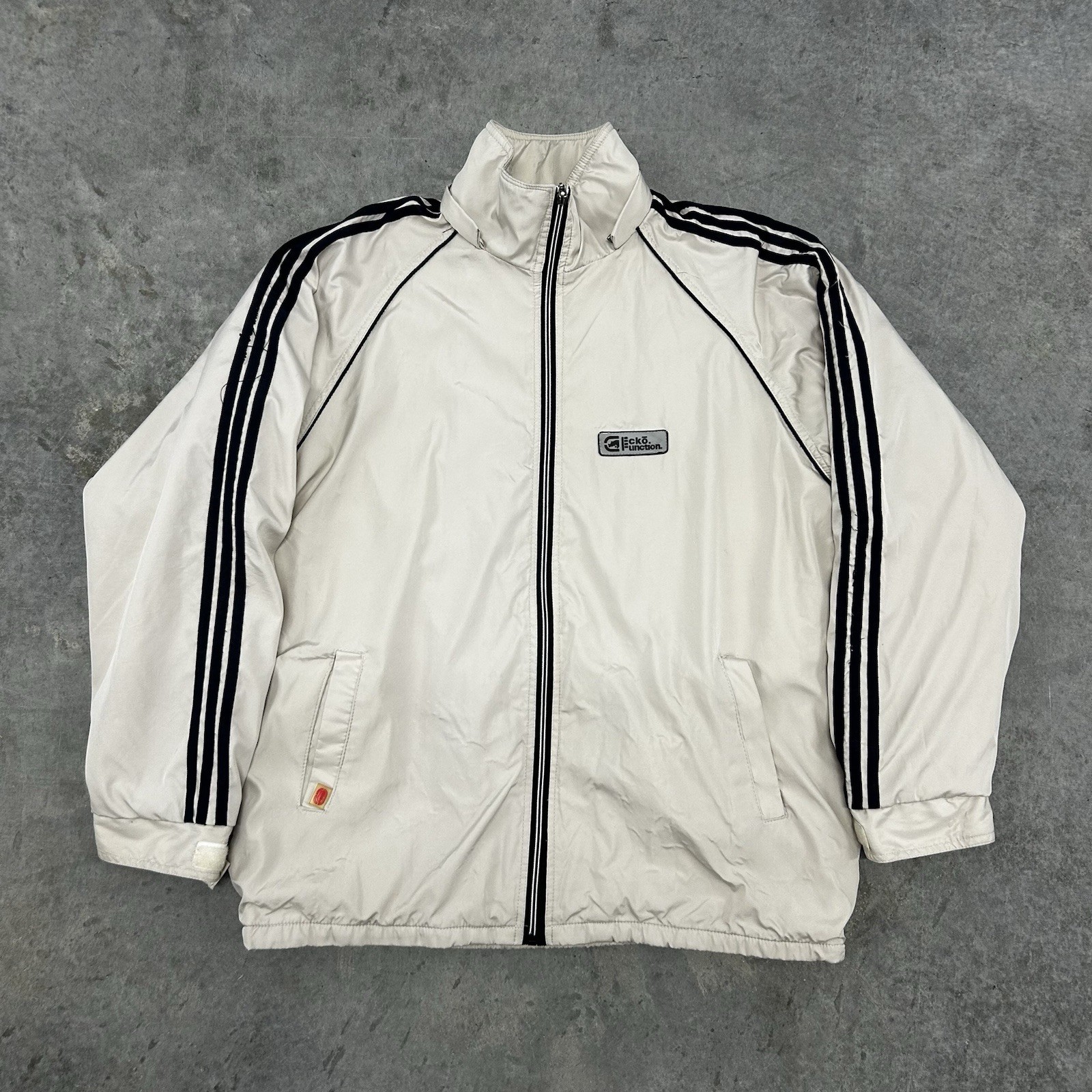 Ecko Function Jacket Mens Large White Track Windb… - image 1