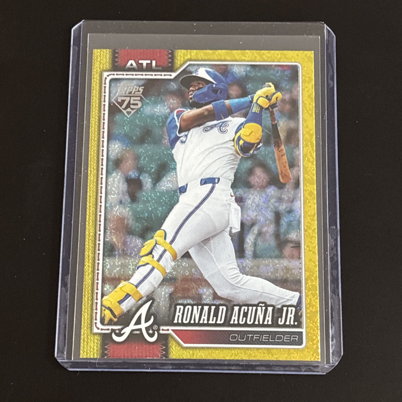 Ronald Acuna Jr. 2026 Topps #50 Gold Rainbow Foil /50 Price Guide 