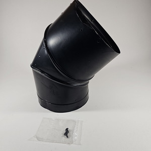 DuraVent DVL 6in Double Wall Stove Pipe 90 Degree Elbow Galvanized – DAMAGED
