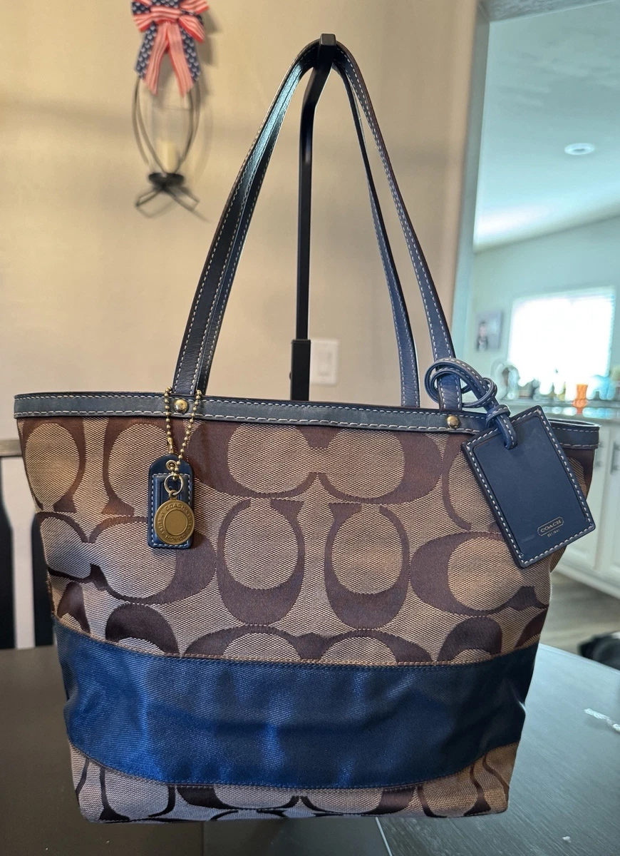 Coach Tote Striped Bags & Handbags for Women for sale | eBay