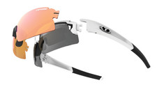 Tifosi Escalate HS, Pearl White with Smoke, AC Red, Clear Lenses 1231201101