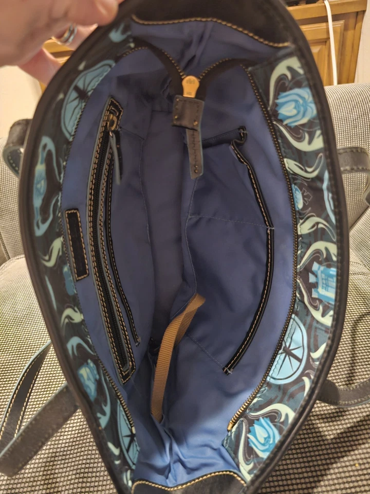 Dooney & Bourke Disney 2015 Star Wars Disney Cruise Line Blue Nylon Shopper Tote - Image 4 of 4