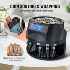 230/300 Coins/Min USD Coin Sorter Counter Electric Automatic Machine LED Display
