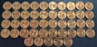 1957-D, Wheat Pennies, Lot Of 45, UNC/BU, Red, Nice Details, Last Lot