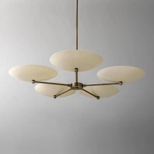 Mid-Century 5-arm ceiling light Modern brass chandelier Sputnik Light Chandelier