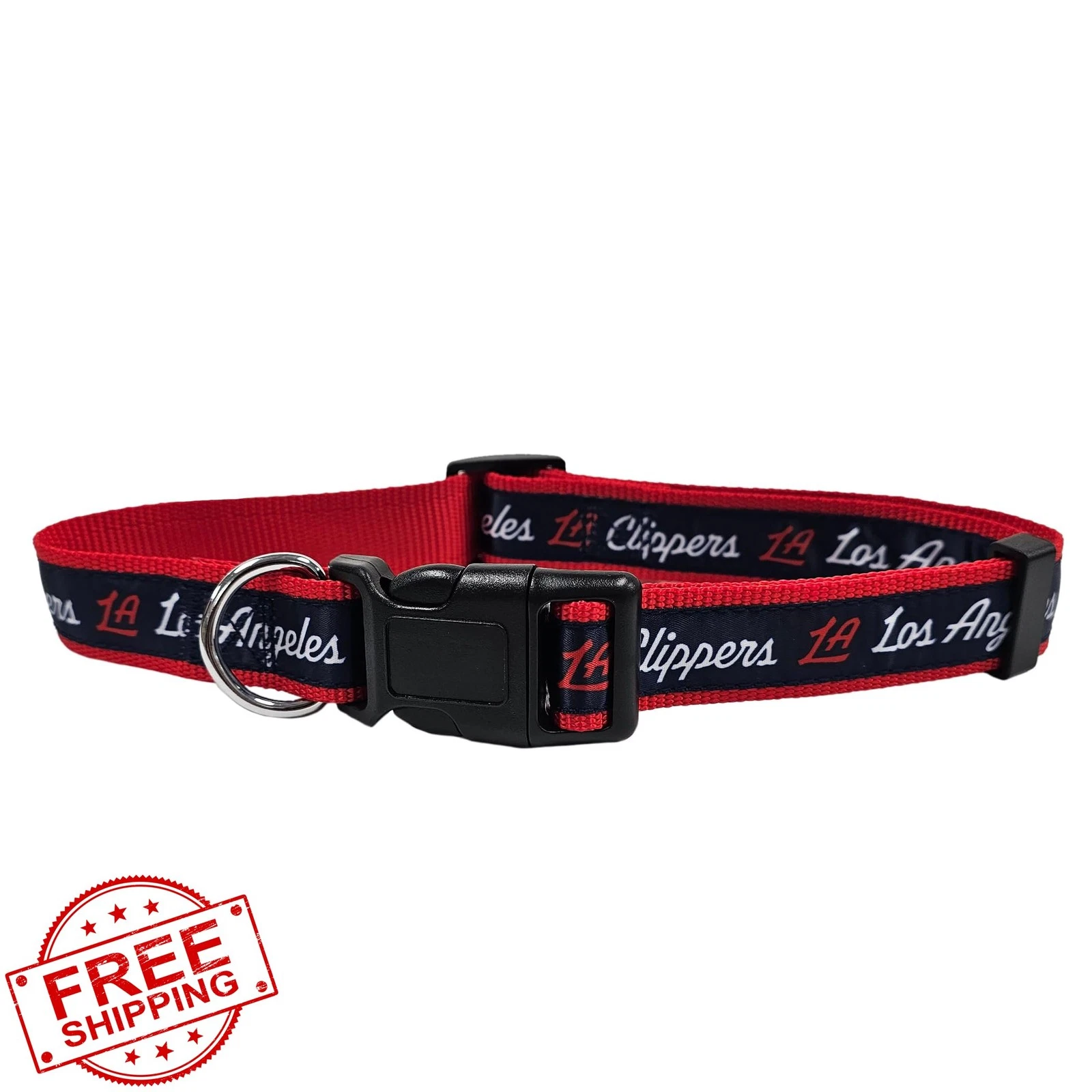 Pets First NBA LA Clippers Dog Collar Large