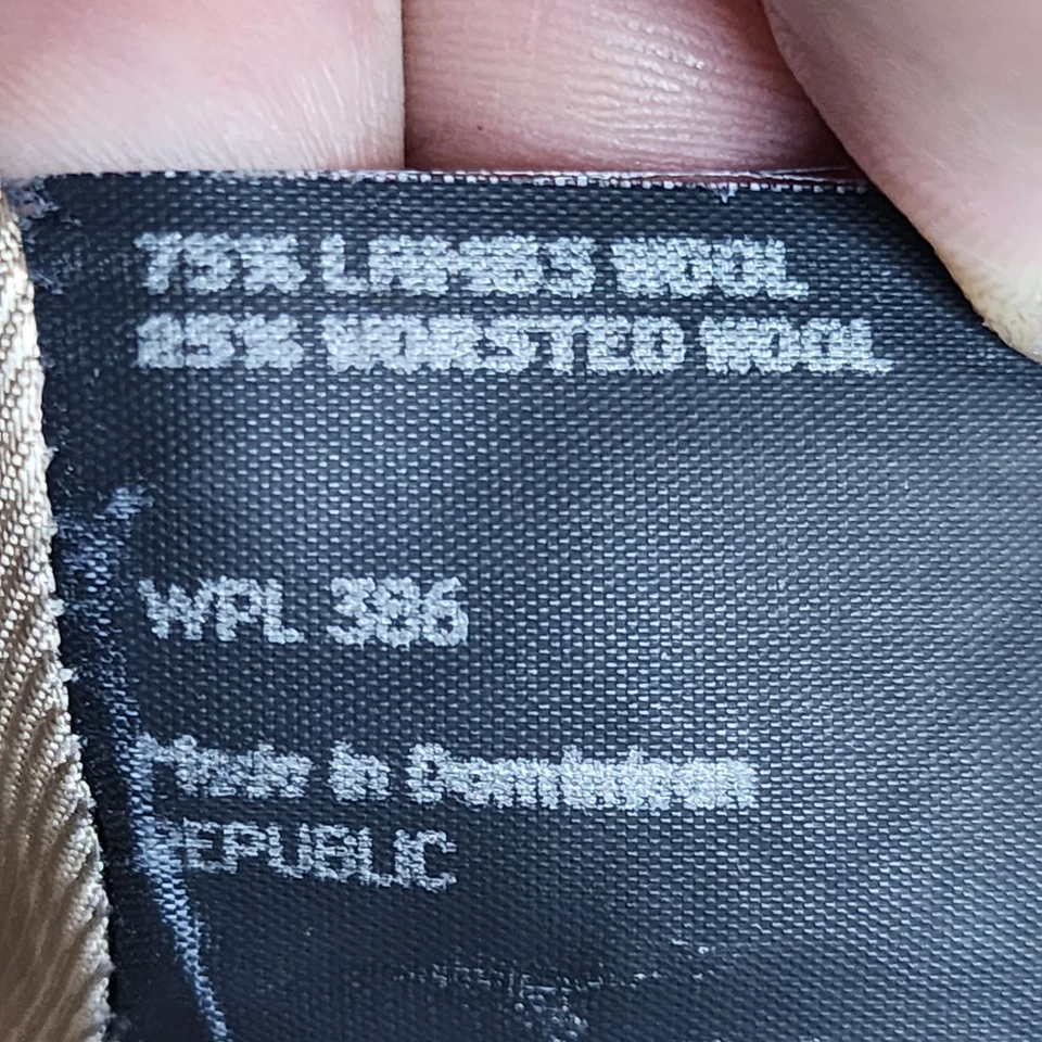 Blazer Haggar Vintage Para Hombres 42R Marrón Espiga 3 Botones Lana de Cordero Tweed Lana Foto 2 de 4