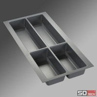 ORGA-BOX® Iv Universal Besteckeinsatz FüR 30 Cm Schubladenbreite Besteckkasten