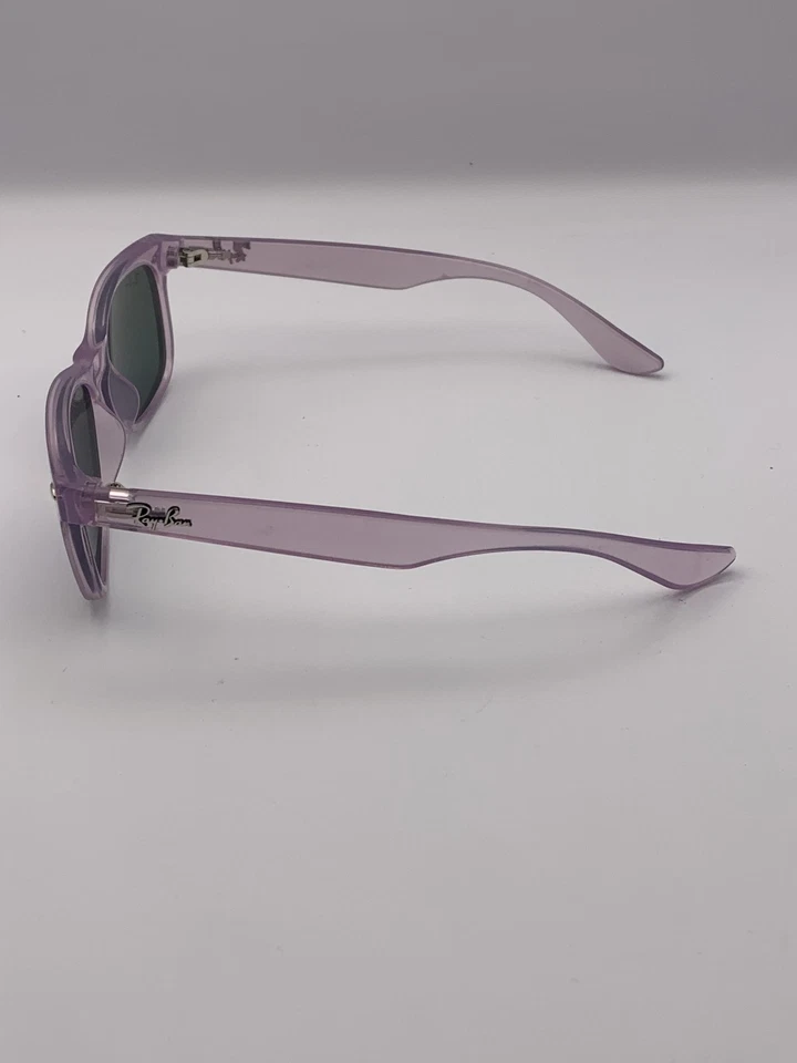 Gafas de sol Ray-Ban Junior juveniles 47 mm púrpura nuevas lentes dañadas Wayfarer RJ9052S Foto 4 de 4