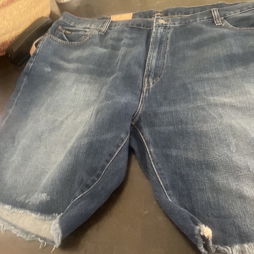 Ralph Lauren Polo Jeans Company Shorts Mens 44 Blue Jean Banner Denim 90s RL Vtg