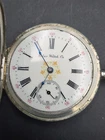 Antique 1891 Elgin Solar Watch Co Pocket Watch Fancy Dial RUNS / NEEDS SERVICE