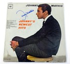 Johnny Mathis Signed LP Record Album Johnny's Newest Hits w/ AUTO