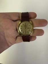 Bulova Accutron Vintage 1974 Gold Tone Tuning Fork Movement NOT RUNNING