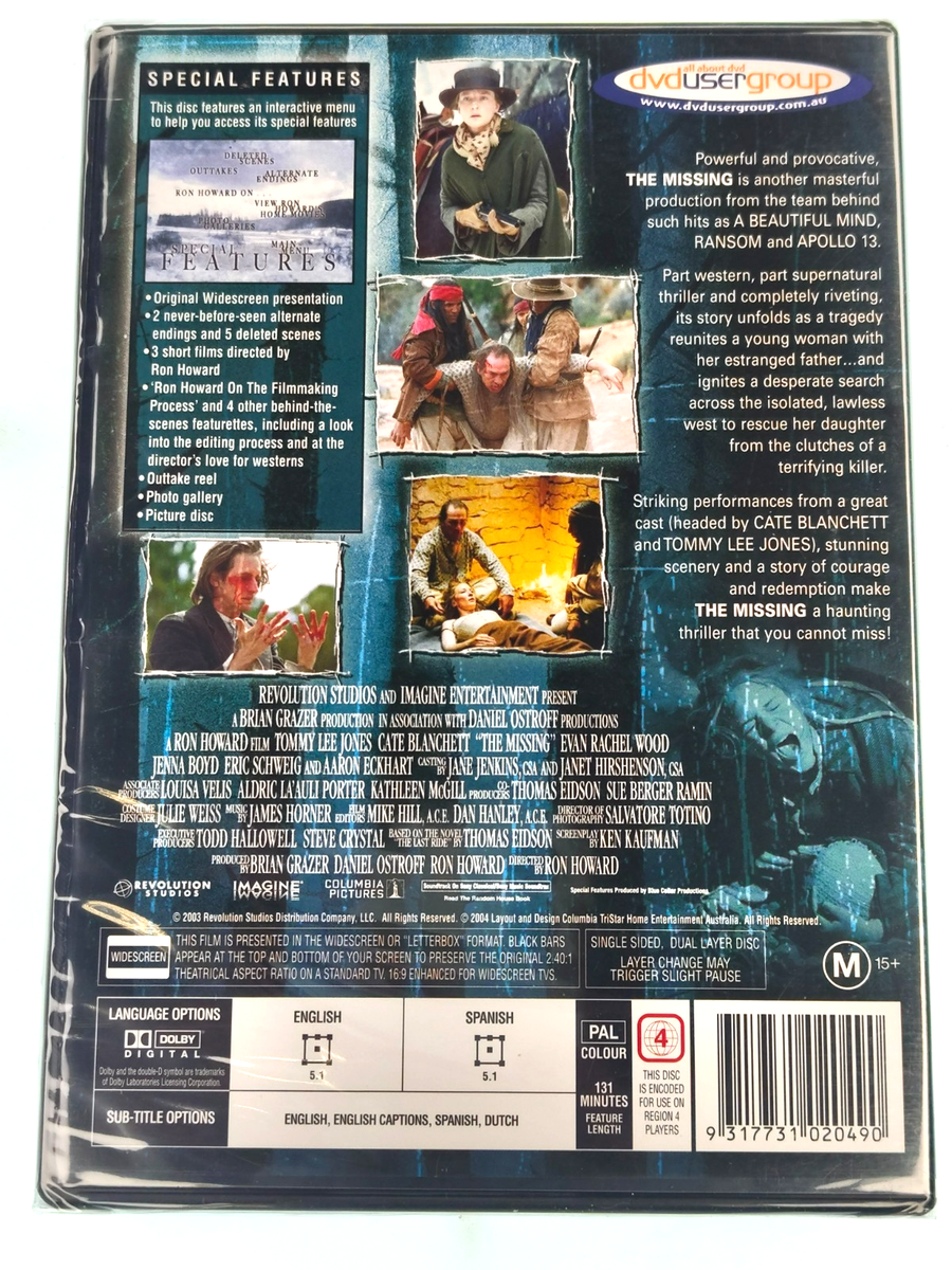The Missing (DVD, 2003) for sale online | eBay