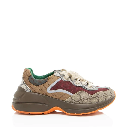 Baskets Gucci GG Supreme tissu mixte rhyton Taille 9 / 39