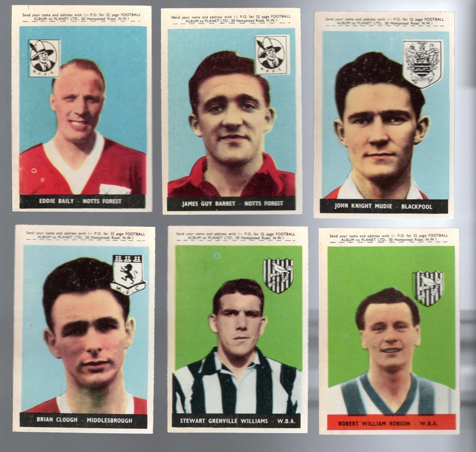 1958-59 A&BC Futbolistas 1ª Serie (1-46) Juego Completo Con Planet LTD Foto 3 de 4