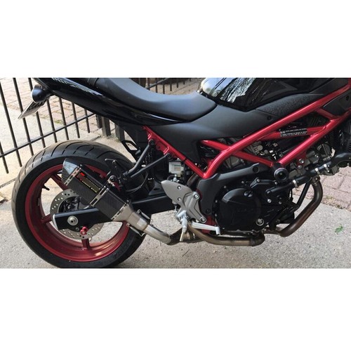 For Suzuki SV650 2016-2023 Mid Exhaust Pipe Slip On 51mm Muffler Escape Steel - Bild 3 von 8