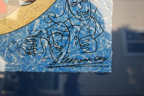 Ukraine Artist Anatole Krasnyansky Ltd Ed Signed Serigraph–Musicale Gold - Bild 3 von 11