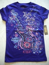 HRC Hard Rock Cafe Athen Athens Athena Purple...