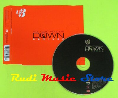 CD Singolo US3 You can't hold me down 2001 Eu UNIVERSAL PROMO  mc dvd (S10*)