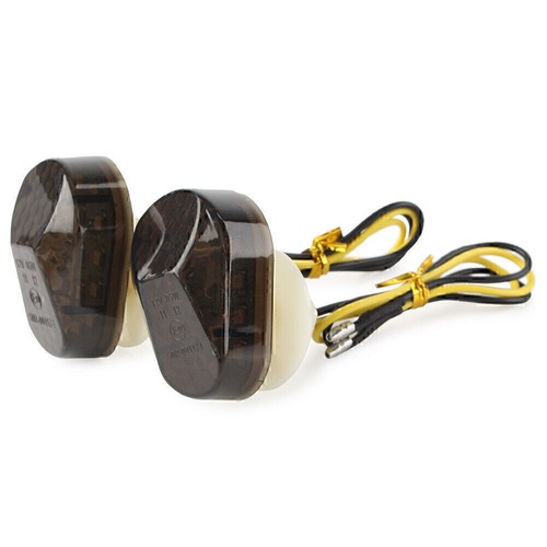 Luz de señal de giro ámbar LED lámpara lente para Kawasaki Ninja ZX6R ZX7R ZX9R humo - Imagen 4 de 11