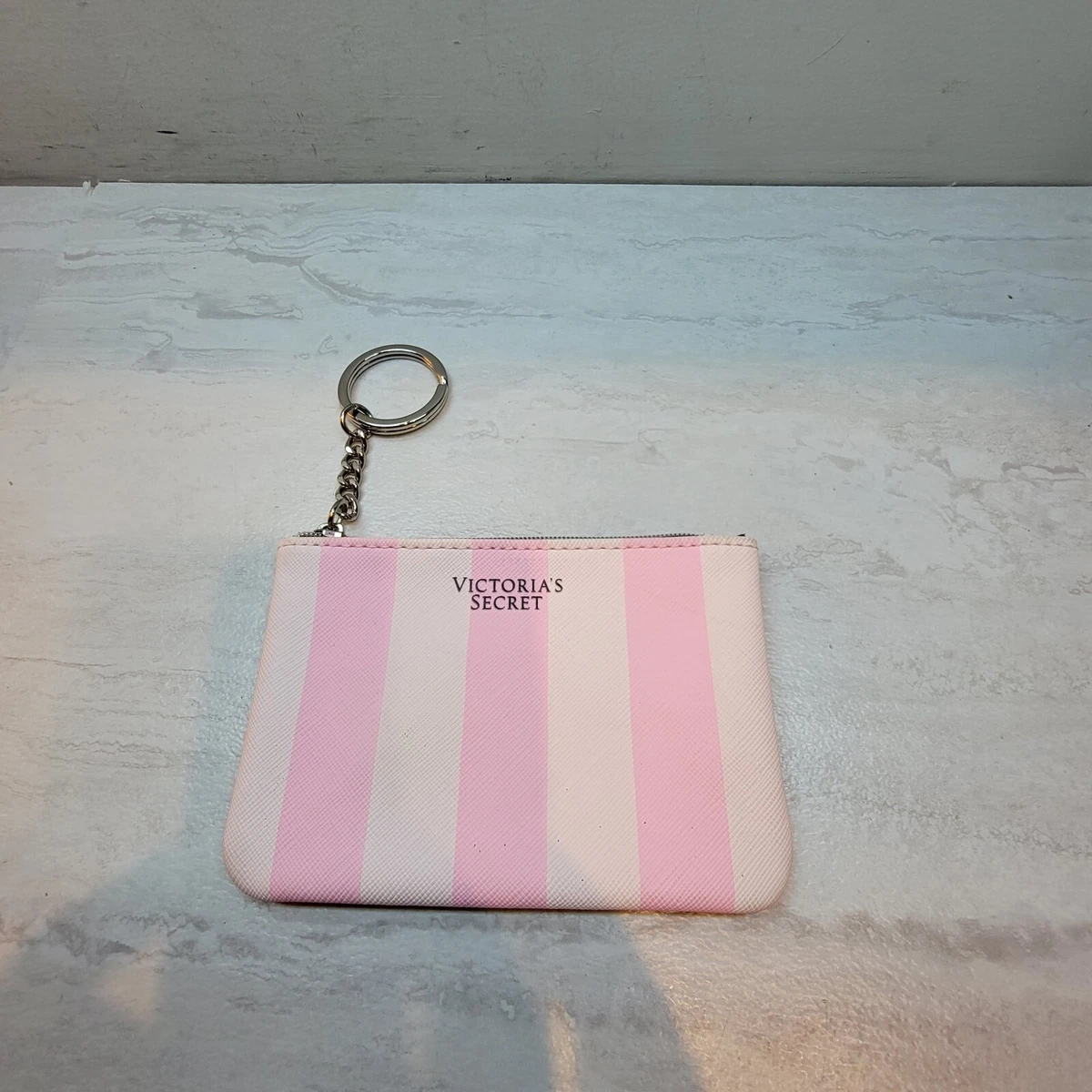 Victoria's Secret Pink White Coin Bag Purse 5x 3.5