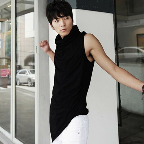 Casual Mens Clubwear Fashion Blouse 