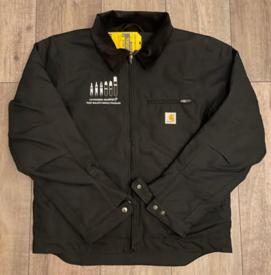 Lockheed Martin ICBM Black Carhartt Duck Detroit Jacket (ALL SIZES AVAILABLE )