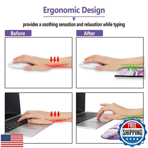 ArtSo Keyboard Wrist Rest and Mouse Pad with Wrist Support Set Ergonomic Coas - 第 4/5 張圖片