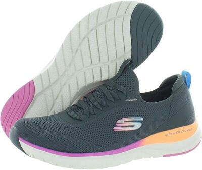Skechers Women's Ultra Groove Oh So Light Sneakers Casual Knit Stretch  Shoes