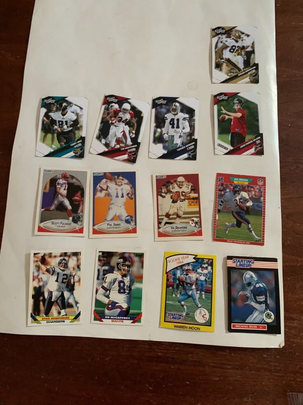 1990 Football cards Score, Fleer, Topps, Pro set & Kenner Lot of 13