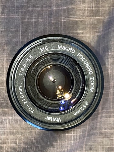 Minolta M/MD mount VIVITAR 70-210mm 1:4.5-5.6 MC Macro Zoom Lens - Picture 7 of 9