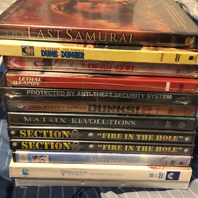Assorted DVD Lot (12) - See Pictures for Titles - Sealed & Opened