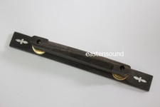 Ebony bridge with flower inlays fit for Gibson Tune-O-Matic L-5 guitar bridge