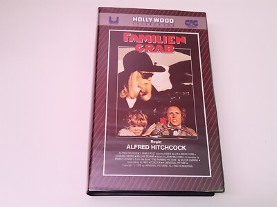 Familiengrab 1976 Uncut VHS German PAL CIC Video Alfred Hitchcock Family Plot