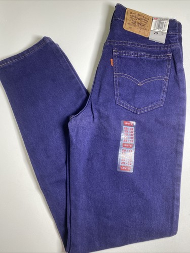 Vintage Levis 550 Jeans Purple 29x32 