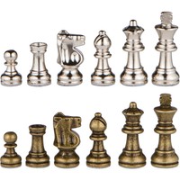 Odysseus Metal Weighted Chess Pieces With Extra Queens - Pieces Only No Boar... on sale Odysseus Metal Weighted Chess Pieces With Extra Queens - Pieces Only No Boar... on sale