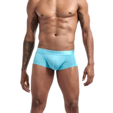 Men Underwear Boxer Briefs Ice Silk Seamless Sexy Underpants Gay Mens Panties