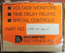 DEI ATC DIVERSIFIED ELEC CM0 120 ASE 5 AC Over Current Relay CM0-120-ASE-.25  