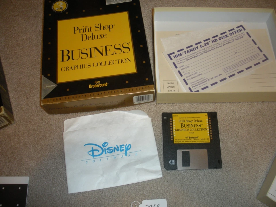 90s WINDOWS THE PRINT SHOP DELUXE BUSINESS COMIC CHARACTERS SOLD AS-IS. - Image 4 of 4