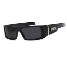 LOCS Motorcycle Biker Sport Cholo OG Style Mens Designer Sunglasses - Black LC33
