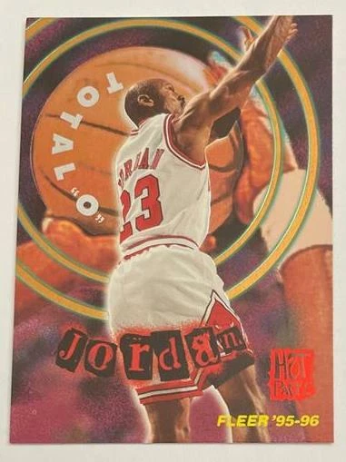 MICHAEL JORDAN - 1995-96 Fleer - Total O Hot Pack Insert - Card #2