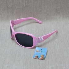 Butterfly Kids Collection Fashion Eyewear Sunglasses Pink Frame Dark Lens 2242