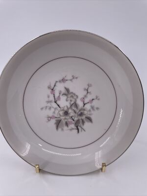 Harmony House China Nannette Pattern 5 7/8'' Dessert Fruit Bowl Pink White Floral