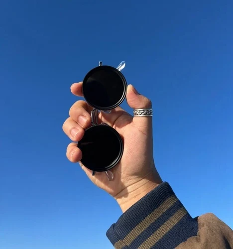 Black Lens Adjustable ND Filter Sunglasses - Ultimate Clarity & Protection