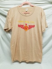 Vintage Flight Deck USA T Shirt Size XL Single Stitch Made In USA