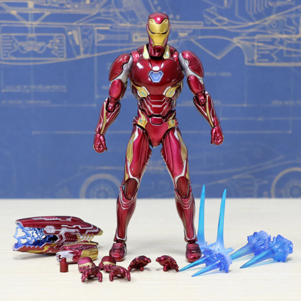 SHF Avengers Infinity War IRON MAN MK 50 6 PVC Figure New In Box