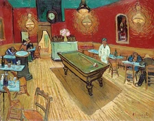 Le café de nuit (The Night Cafe) Painting by Vincent van Gogh Reproduction