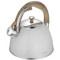 3L FlöTenkessel Wasserkessel Mit Pfeife Induktion Edelstahl Klausberg KB-7500